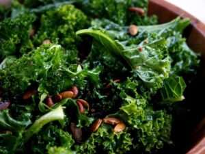 Natural Remedies for Low Progesterone, spinach and chard salad